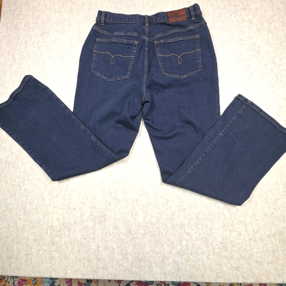 Ralph Lauren Lauren Jean Co‎ Straight Leg Jeans Size 12 Vintage Dark Wash